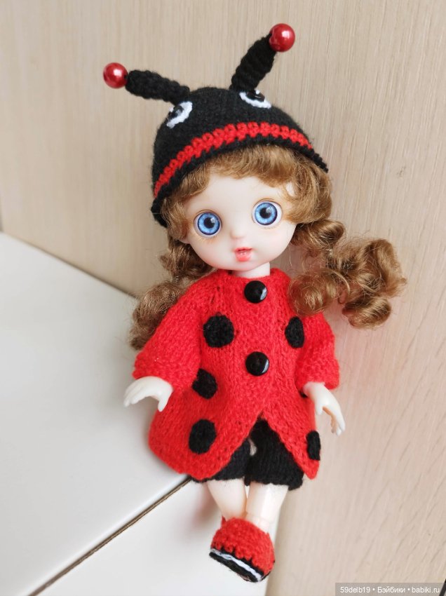 Ния - "Божья Коровка"🐞 — Куклы Baboliy (Баболи