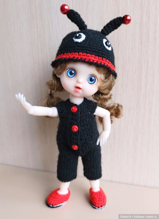 Ния - "Божья Коровка"🐞 — Куклы Baboliy (Баболи (фото 3)