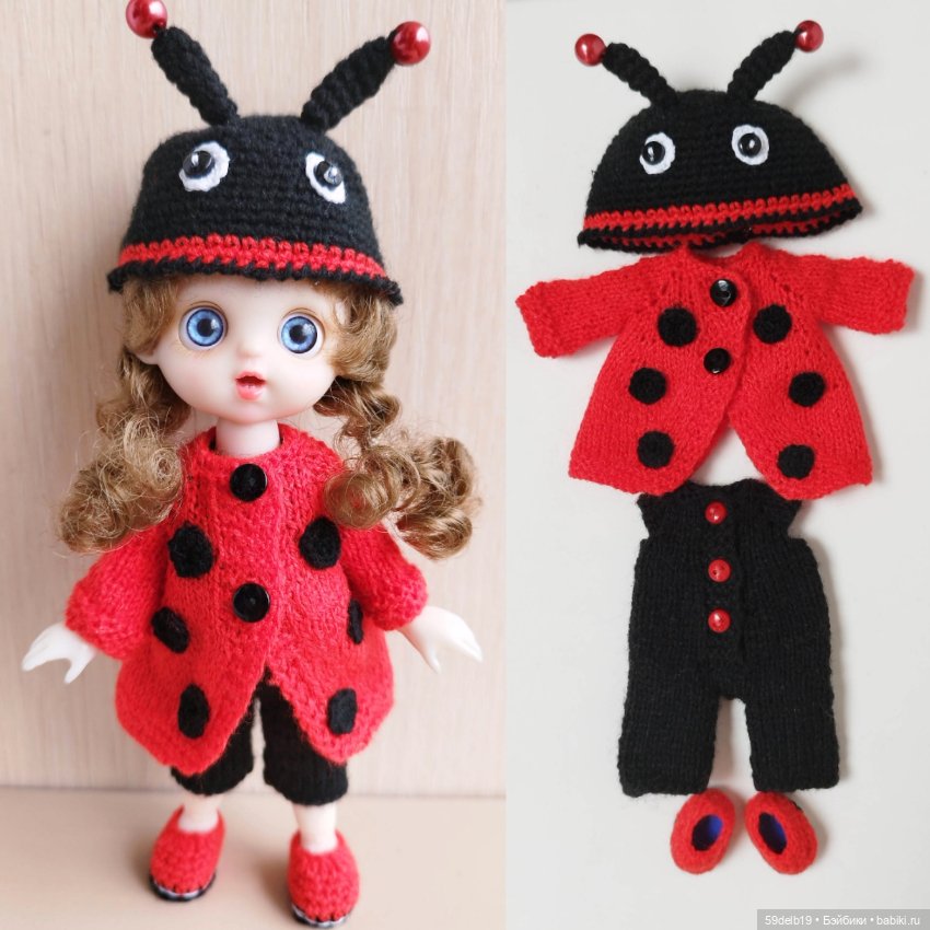 Ния - "Божья Коровка"🐞 — Куклы Baboliy (Баболи
