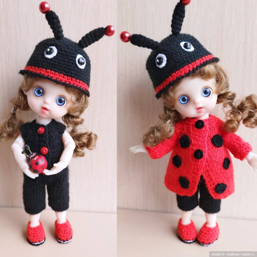 Ния - "Божья Коровка"🐞 — Куклы Baboliy (Баболи