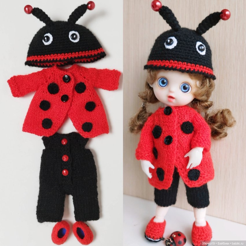 Ния - "Божья Коровка"🐞 — Куклы Baboliy (Баболи