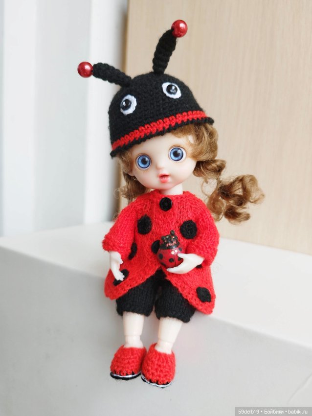 Ния - "Божья Коровка"🐞 — Куклы Baboliy (Баболи