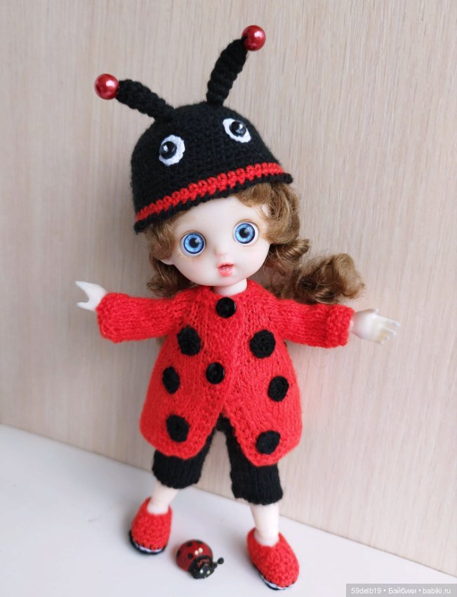 Ния - "Божья Коровка"🐞 — Куклы Baboliy (Баболи
