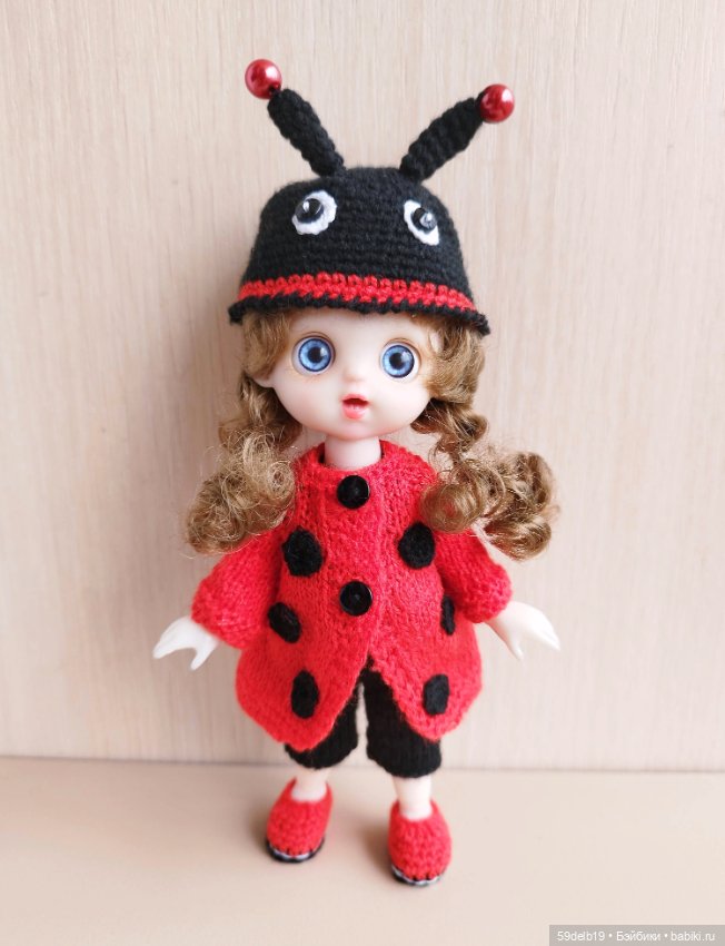Ния - "Божья Коровка"🐞 — Куклы Baboliy (Баболи