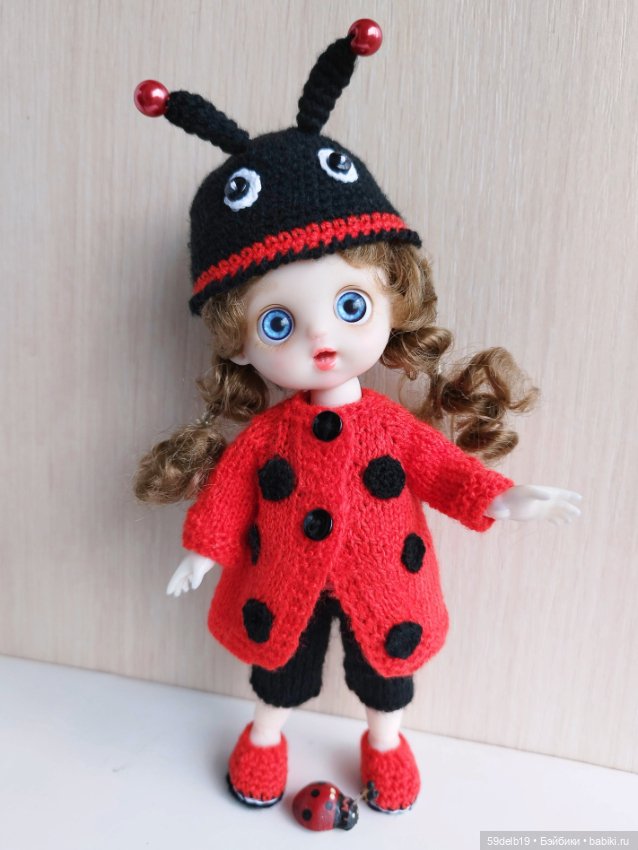 Ния - "Божья Коровка"🐞 — Куклы Baboliy (Баболи