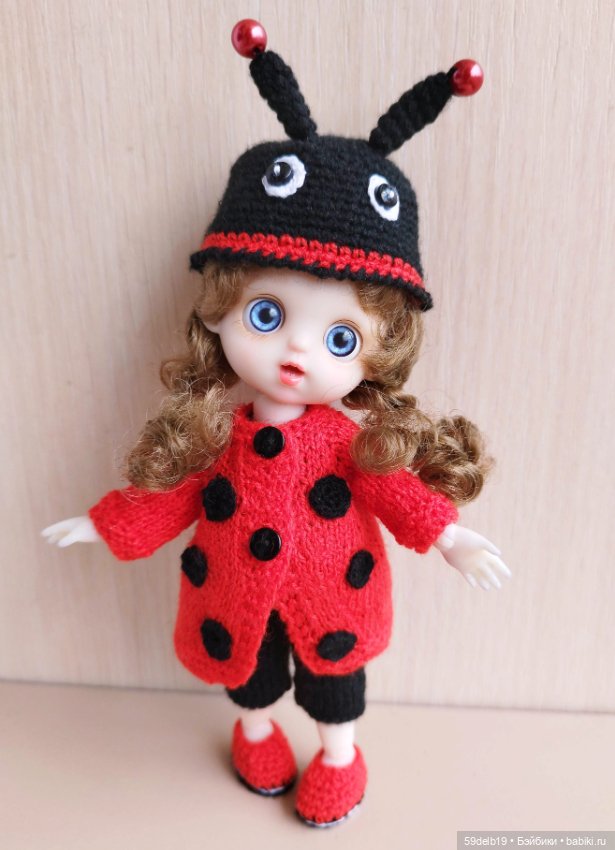Ния - "Божья Коровка"🐞 — Куклы Baboliy (Баболи