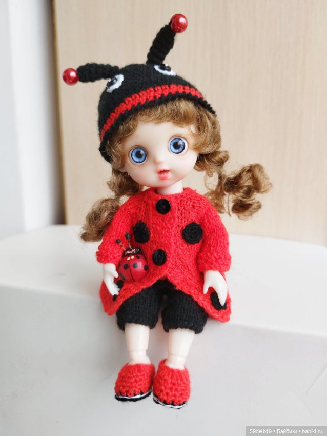 Ния - "Божья Коровка"🐞 — Куклы Baboliy (Баболи