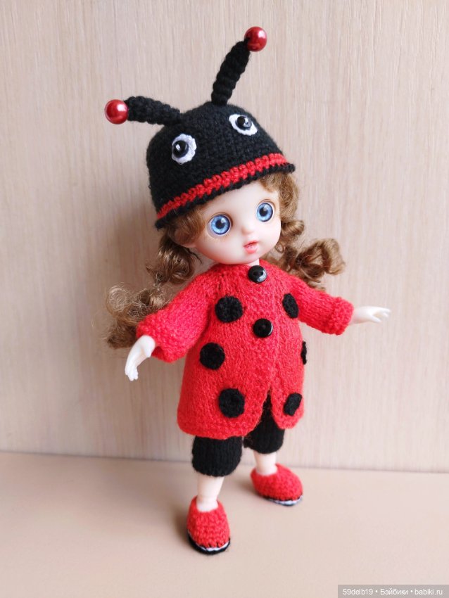 Ния - "Божья Коровка"🐞 — Куклы Baboliy (Баболи (фото 6)