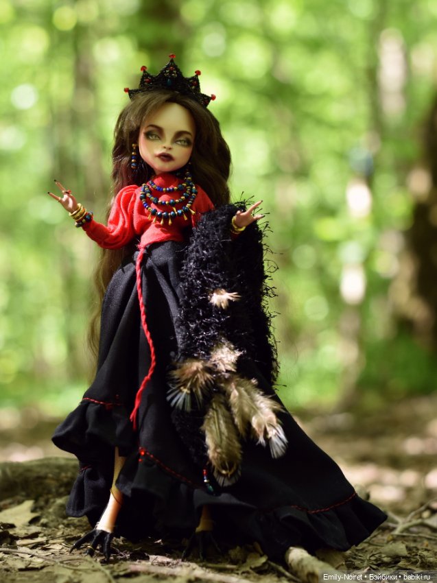 Гарпия Сорока — ООАК Monster High и Ever After High: репейнт