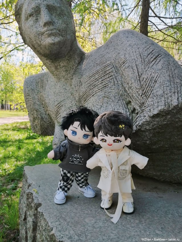 Плюшики на прогулке — Мягкие игровые и текстильные куклы: тряпичные (фото 6)