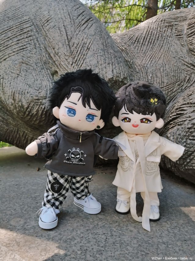 Плюшики на прогулке — Мягкие игровые и текстильные куклы: тряпичные (фото 8)