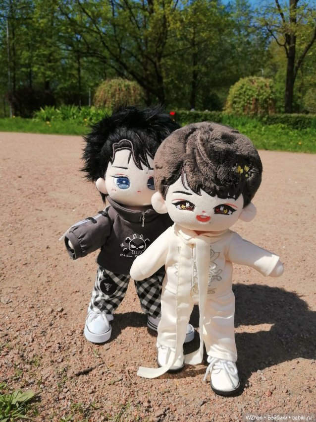 Плюшики на прогулке — Мягкие игровые и текстильные куклы: тряпичные (фото 5)