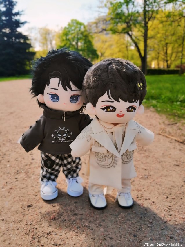 Плюшики на прогулке — Мягкие игровые и текстильные куклы: тряпичные (фото 4)