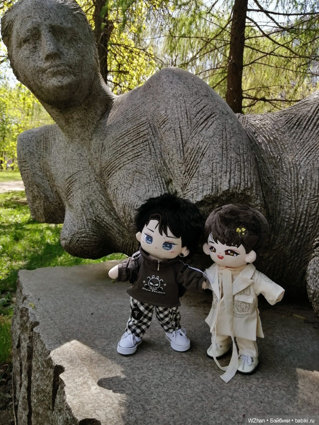 Плюшики на прогулке — Мягкие игровые и текстильные куклы: тряпичные (фото 7)