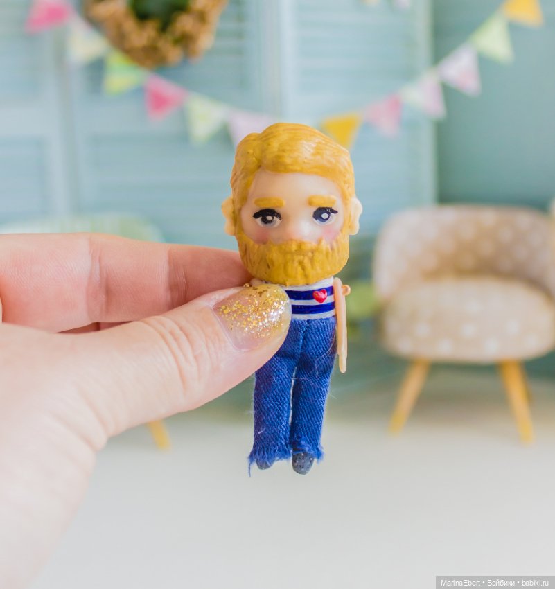 😊😊😊Стильный бородач Джек 😊😊😊