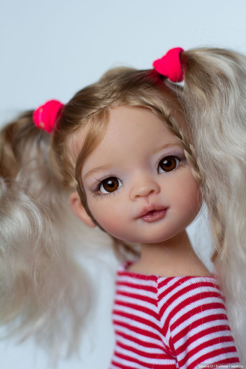 Женька теннисистка — ООАК Paola Reina (Паола Рейна) и испанских кукол: перерисовка