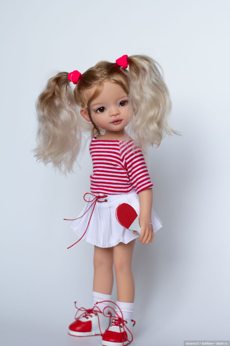 Женька теннисистка — ООАК Paola Reina (Паола Рейна) и испанских кукол: перерисовка (фото 9)