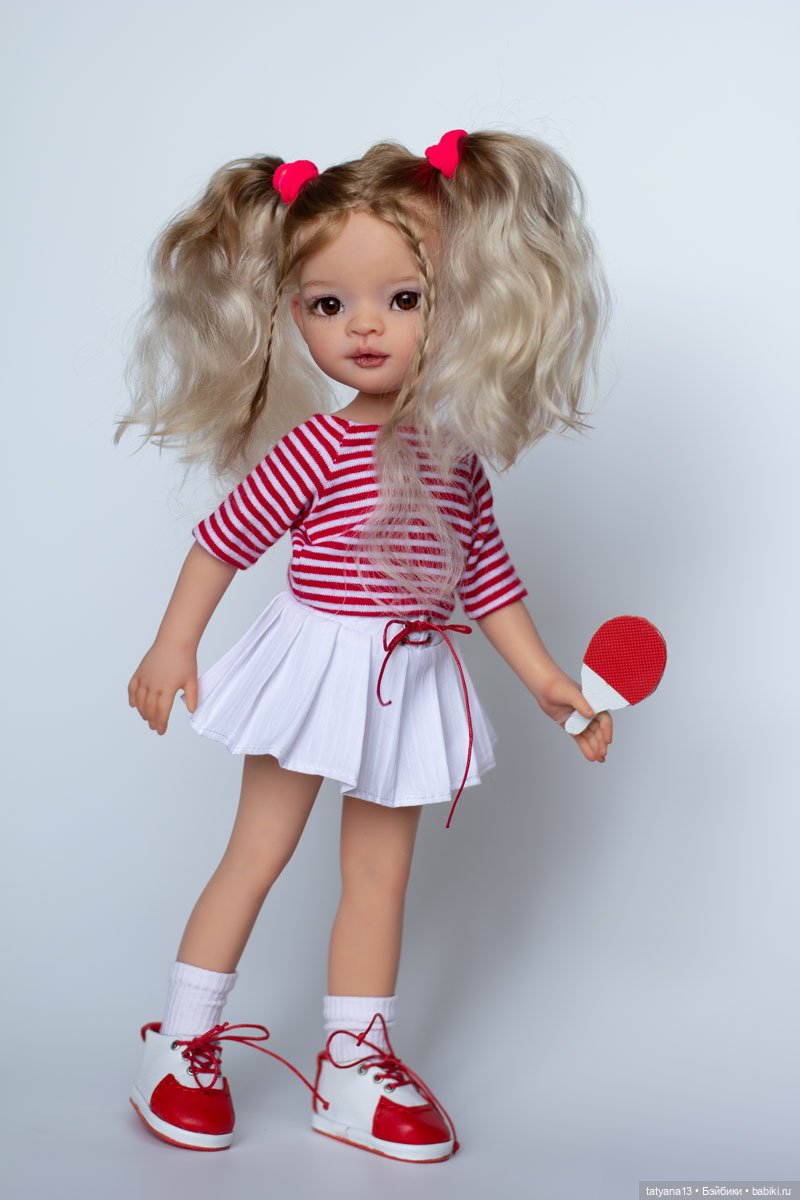 Женька теннисистка — ООАК Paola Reina (Паола Рейна) и испанских кукол: перерисовка (фото 6)