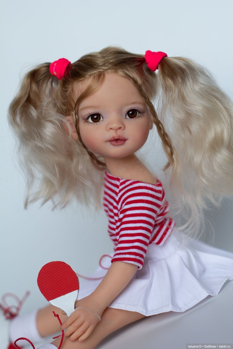 Женька теннисистка — ООАК Paola Reina (Паола Рейна) и испанских кукол: перерисовка