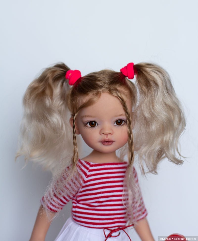 Женька теннисистка — ООАК Paola Reina (Паола Рейна) и испанских кукол: перерисовка (фото 4)