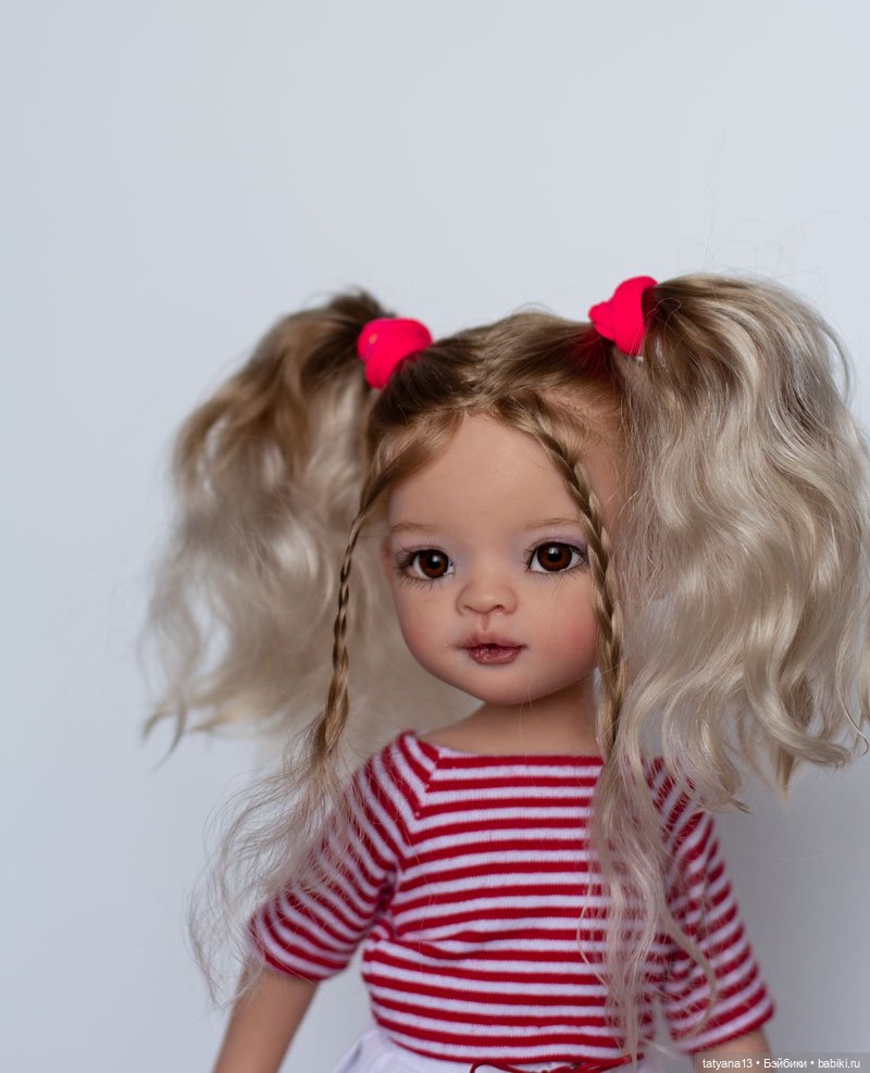 Женька теннисистка — ООАК Paola Reina (Паола Рейна) и испанских кукол: перерисовка (фото 3)