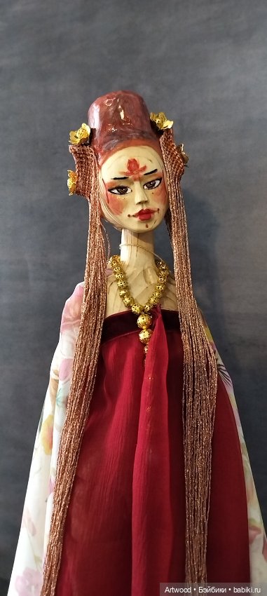 Тайская принцесса — Авторские шарнирные куклы своими руками: лепка (фото 6)