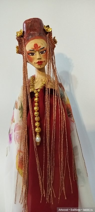 Тайская принцесса — Авторские шарнирные куклы своими руками: лепка (фото 4)