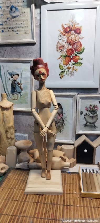 Тайская принцесса — Авторские шарнирные куклы своими руками: лепка (фото 3)