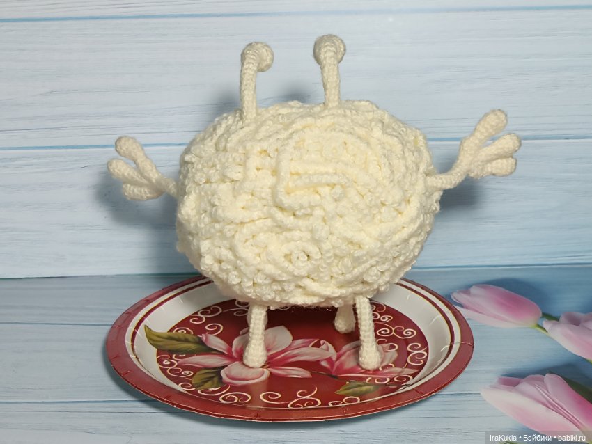Макаронный монстр — Вязаные игрушки и амигуруми: крючком (фото 7)