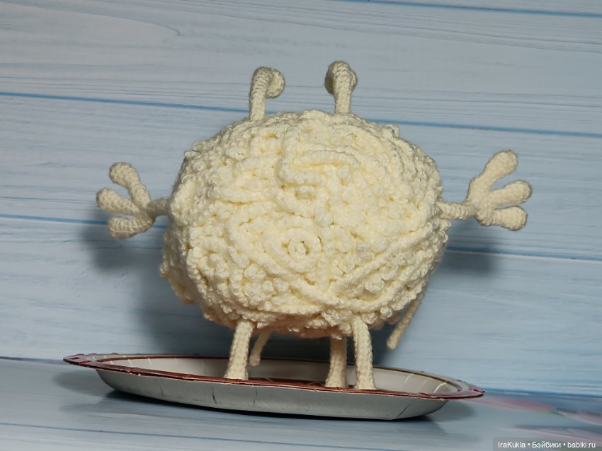 Макаронный монстр — Вязаные игрушки и амигуруми: крючком (фото 10)