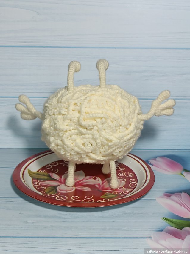 Макаронный монстр — Вязаные игрушки и амигуруми: крючком (фото 8)