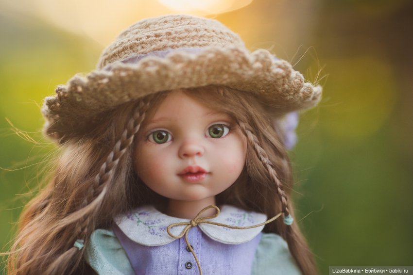 ООАК Paola Reina. Ника в огороде с цветущей клубникой (фото 7)