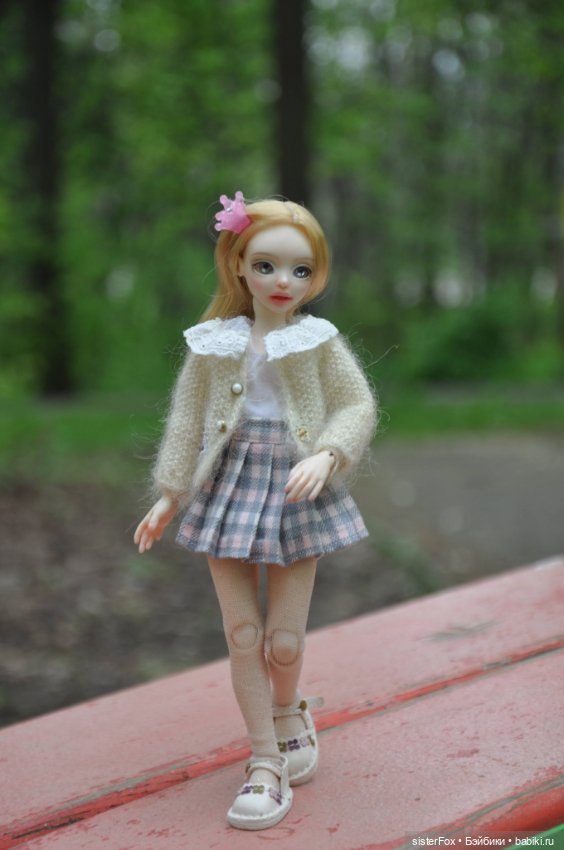 Даша на прогулке — Авторские шарнирные куклы своими руками: лепка (фото 8)
