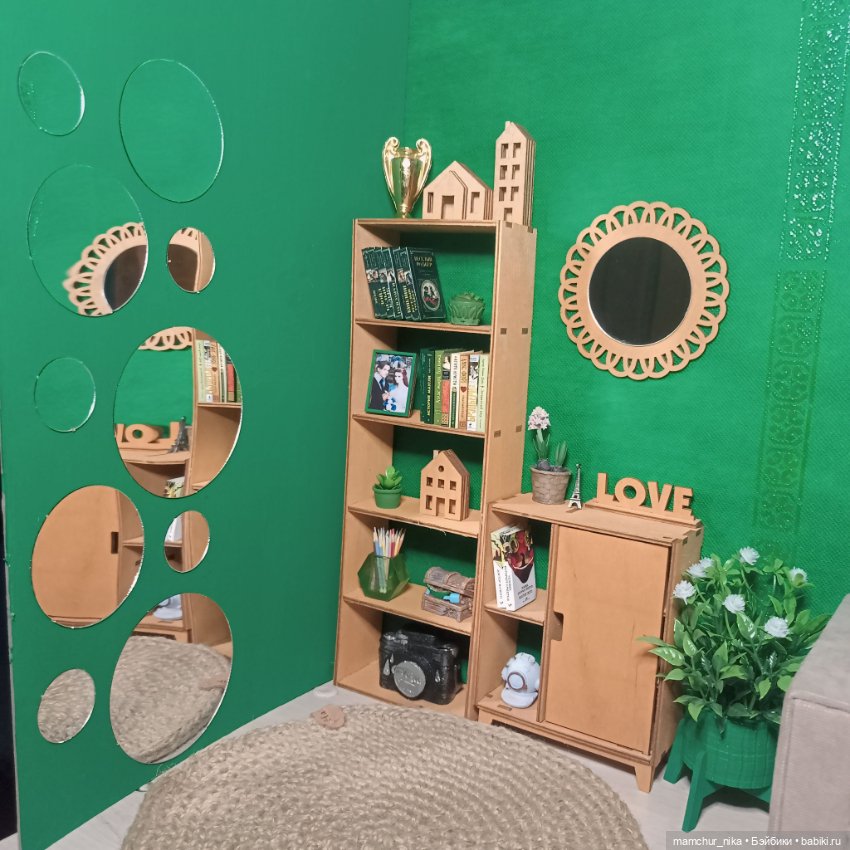 Квартира 💚 — Румбоксы и кукольные интерьеры: фото (фото 4)