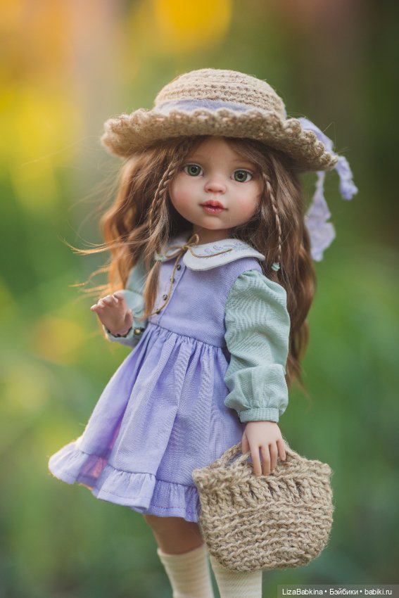 ООАК Paola Reina. Ника в огороде с цветущей клубникой (фото 6)