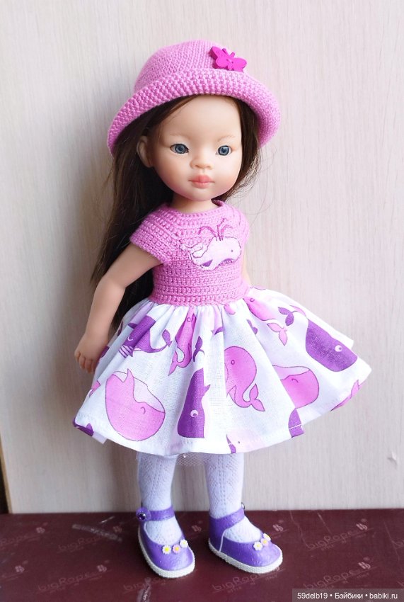 Ещё одно комбинированное платье с морским мотивом для паолочки (фото 9)