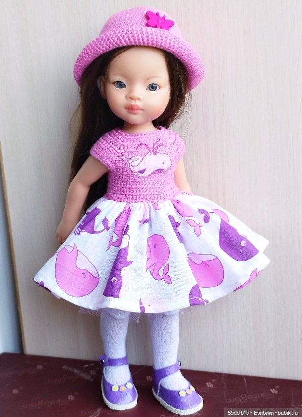 Ещё одно комбинированное платье с морским мотивом для паолочки (фото 8)