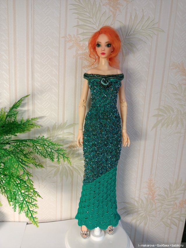 Изумрудное платье из коллекции Парадиз (фото 3)