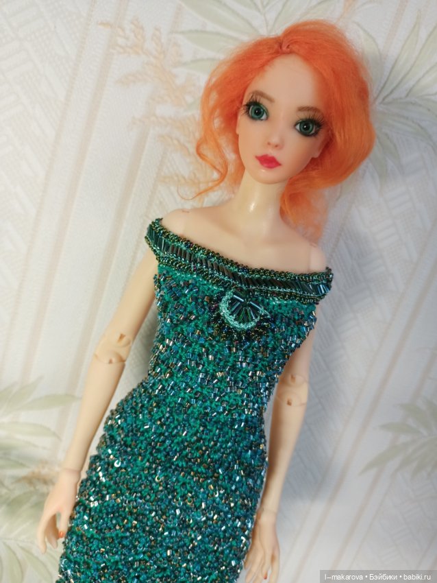 Изумрудное платье из коллекции Парадиз (фото 2)