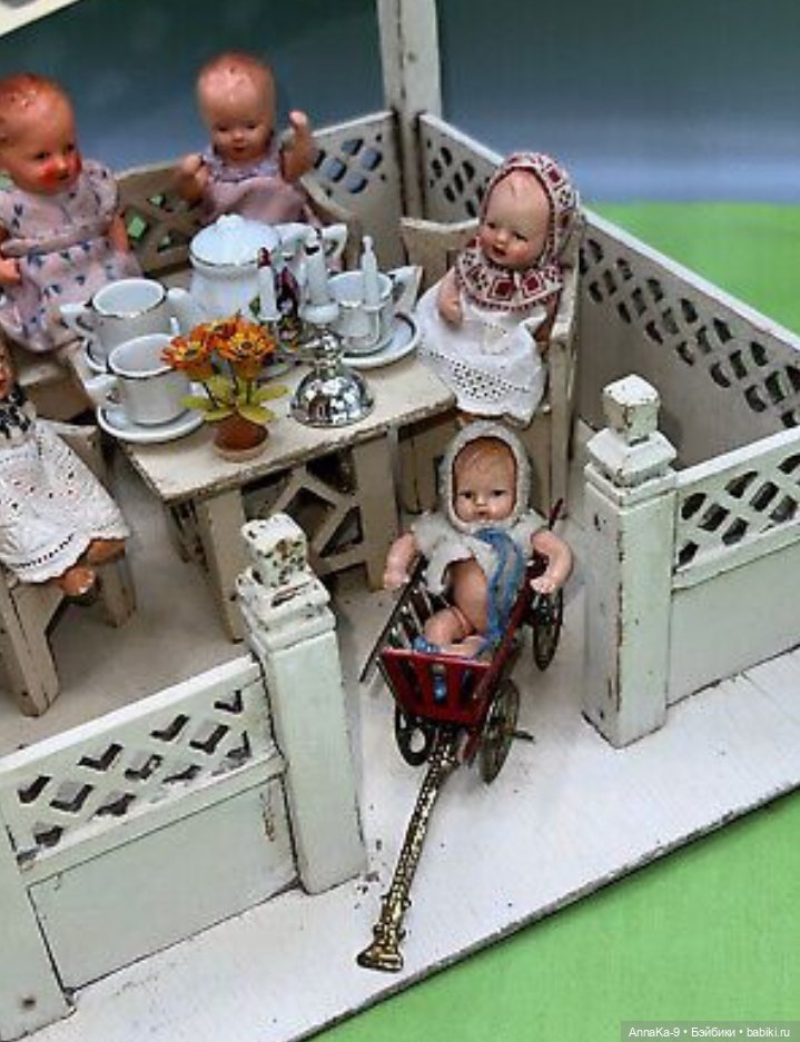 Антикварные кукольные беседки