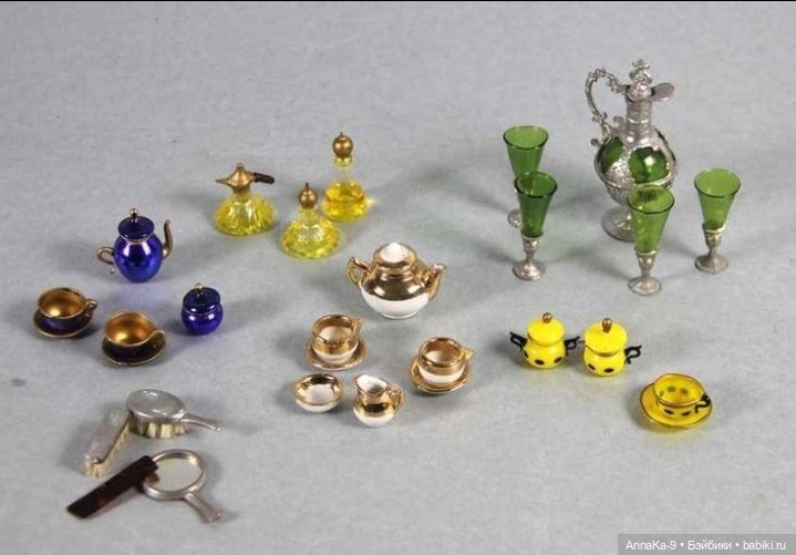 Антикварные парфюмерные наборы для mignonette (фото 9)