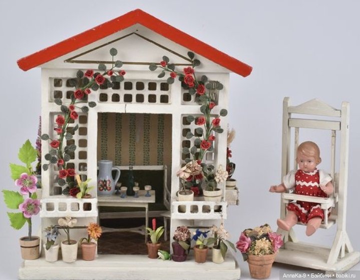 Антикварные кукольные беседки