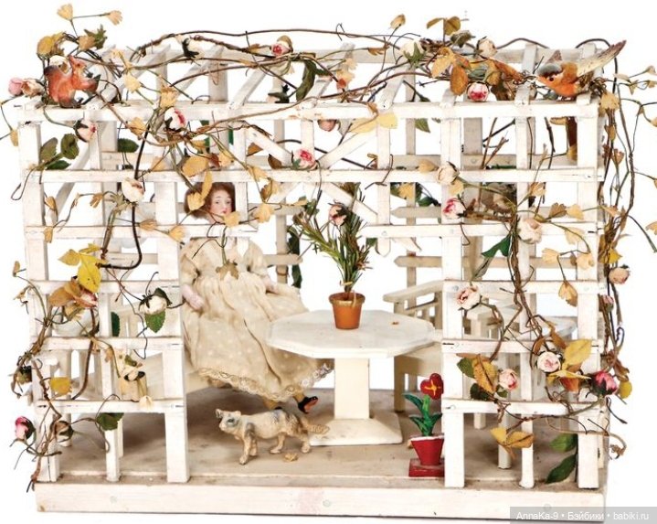 Антикварные кукольные беседки