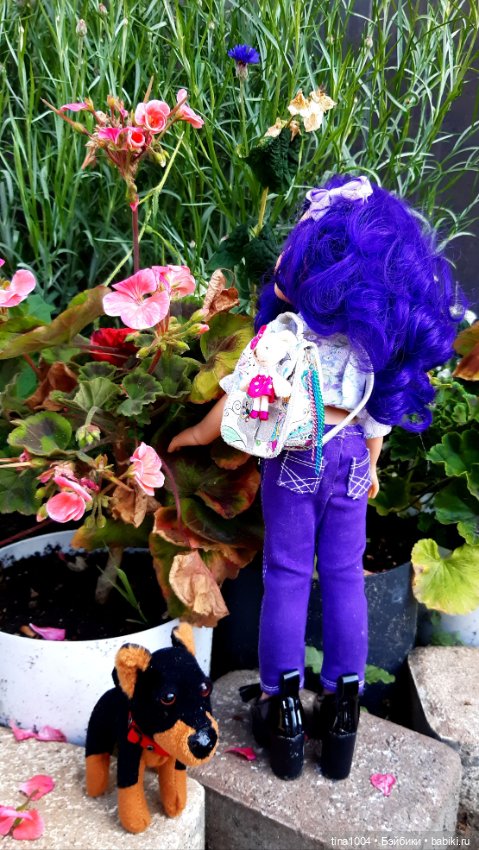 Всё стало фиолЭтовым и почти в крапинку