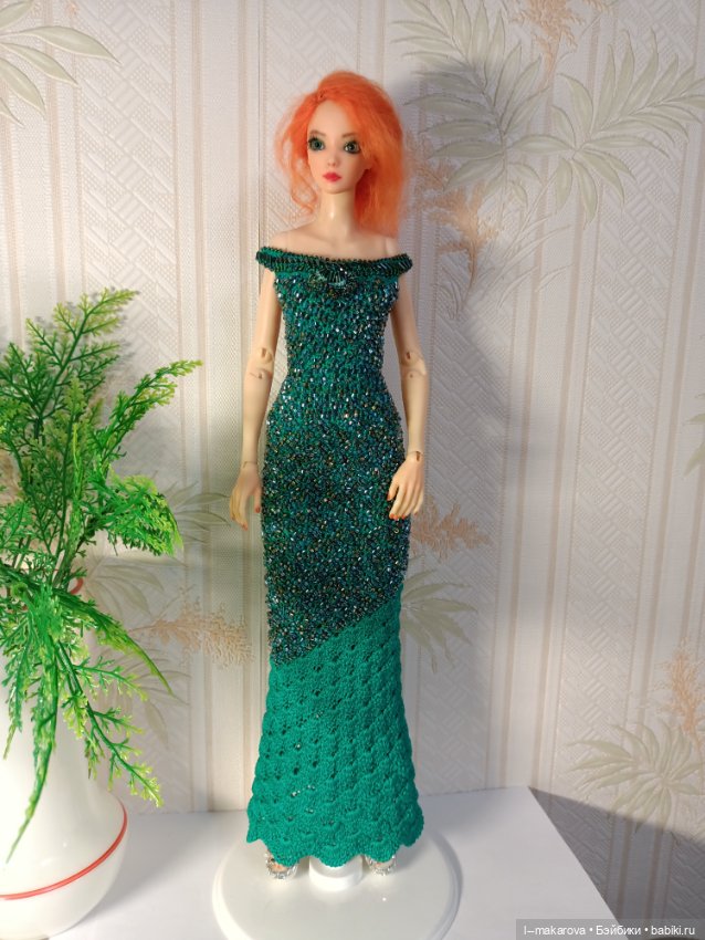 Изумрудное платье из коллекции Парадиз