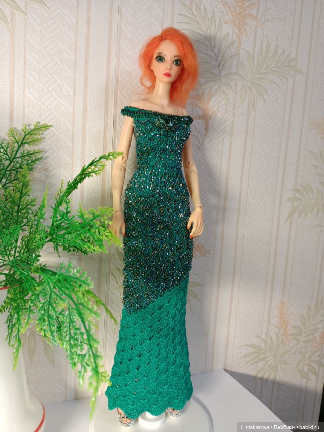 Изумрудное платье из коллекции Парадиз (фото 2)