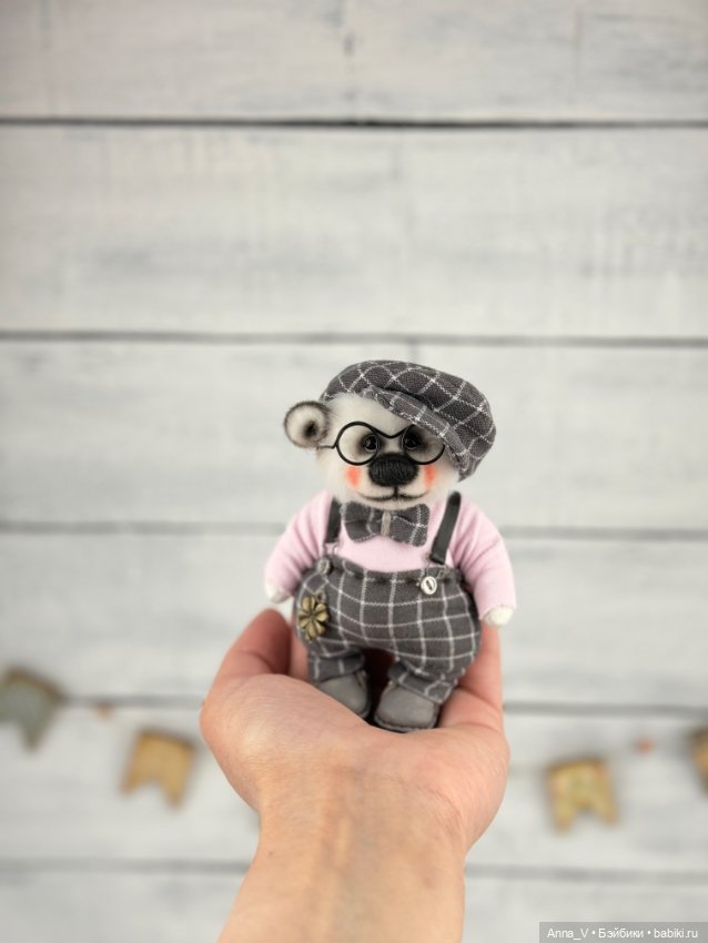 Тедди мишка Тим — Авторские мишки Тедди и друзья: фото (фото 2)