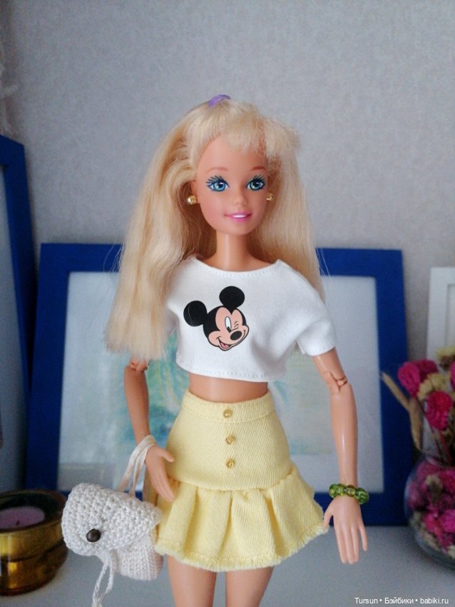 Одежда аутфит для барби 90-х (фото 6)