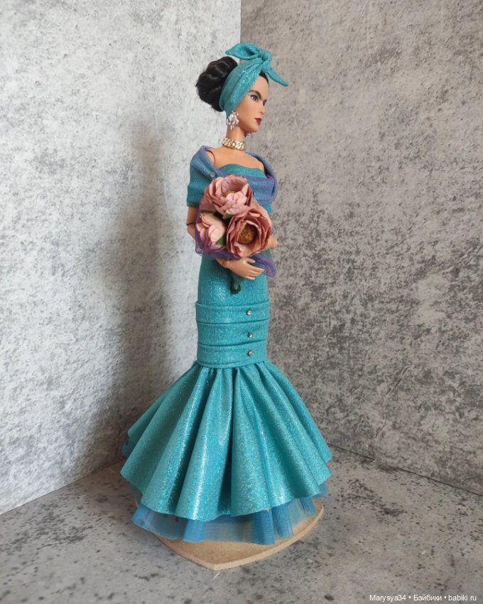 Бирюзовый закат 💙 — Одежда и обувь для кукол своими руками: фото (фото 3)