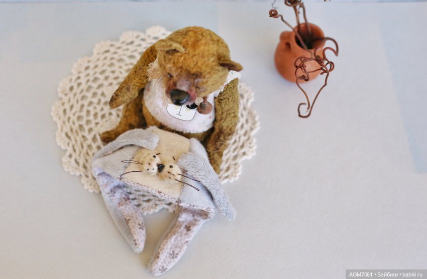 Мишка в шапочке — Авторские куклы Тедди (фото 3)